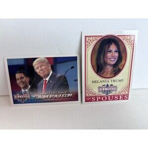 Donald & Melania Trump 2016 Decision President Cards Lot Election USA Vote